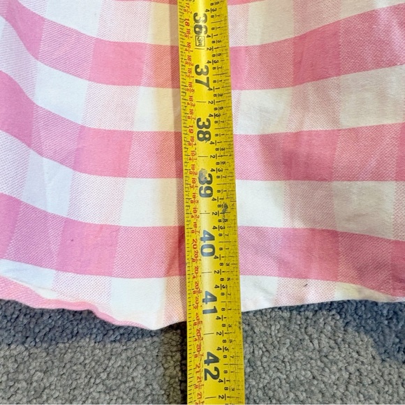 Vixen By Micheline Pitt Dream House Swing Dress Pink Gingham Size 3X Pockets - Picture 16 of 16